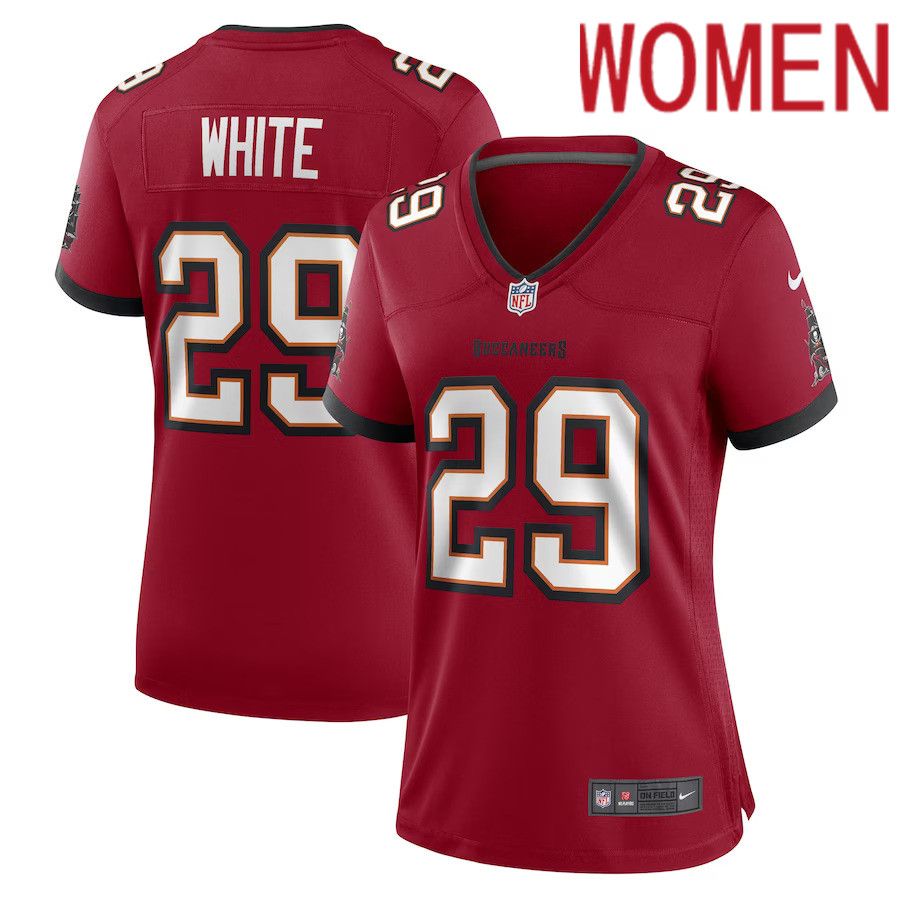 Women Tampa Bay Buccaneers 29 Rachaad White Nike Red Game Player NFL Jersey